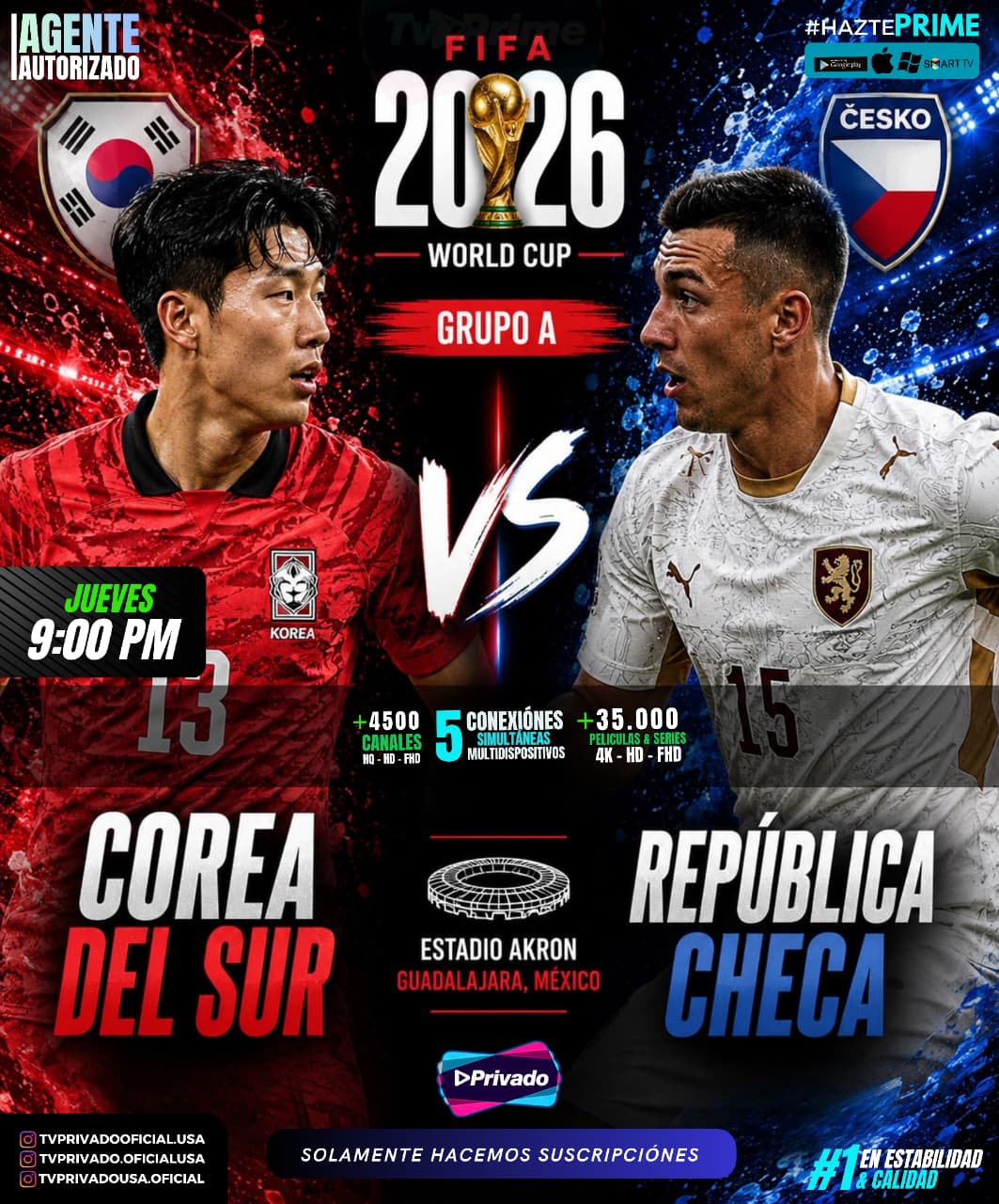 Corea del Sur vs Republica Checa